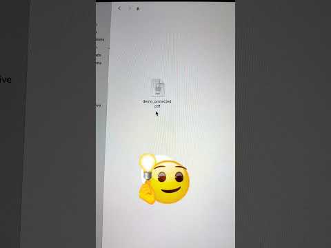 Open Any Protected PDF 😎 | This PDF Trick Is Amazing😍 #howto #shorts #pdf #password #lock #bytetech