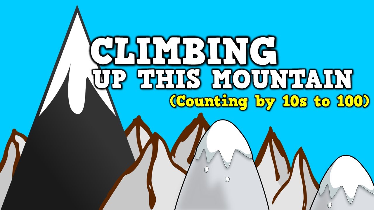 Climb the Mountain: Counting by 10s to 100 🧗‍♂️