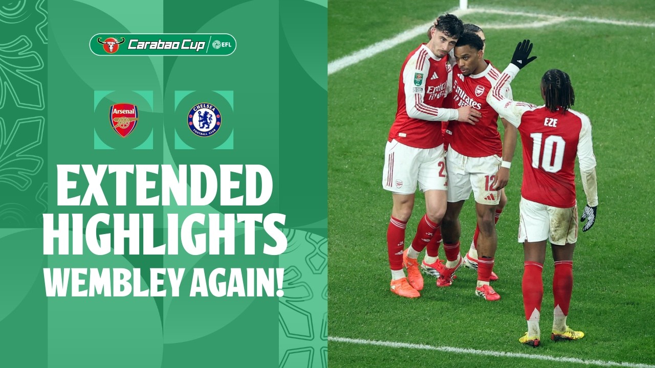 Wembley Again! Arsenal vs Chelsea Highlights ⚽