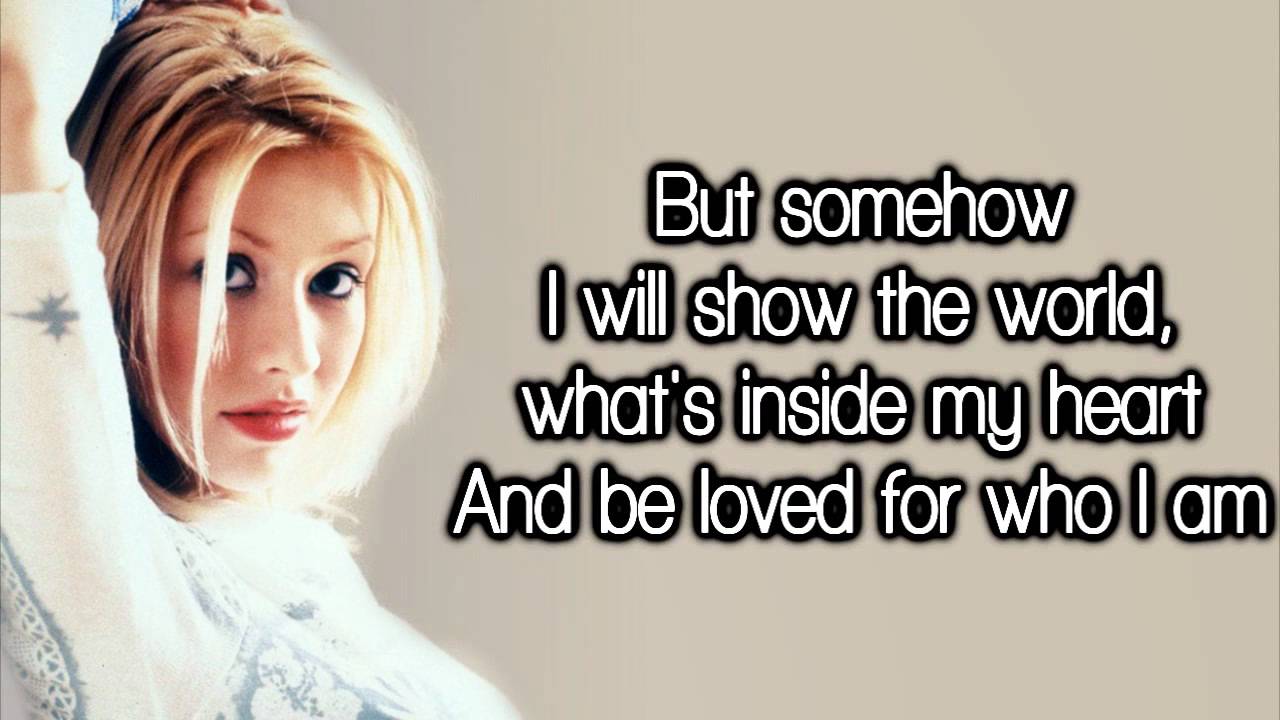Christina Aguilera - Reflection (Lyrics) π€