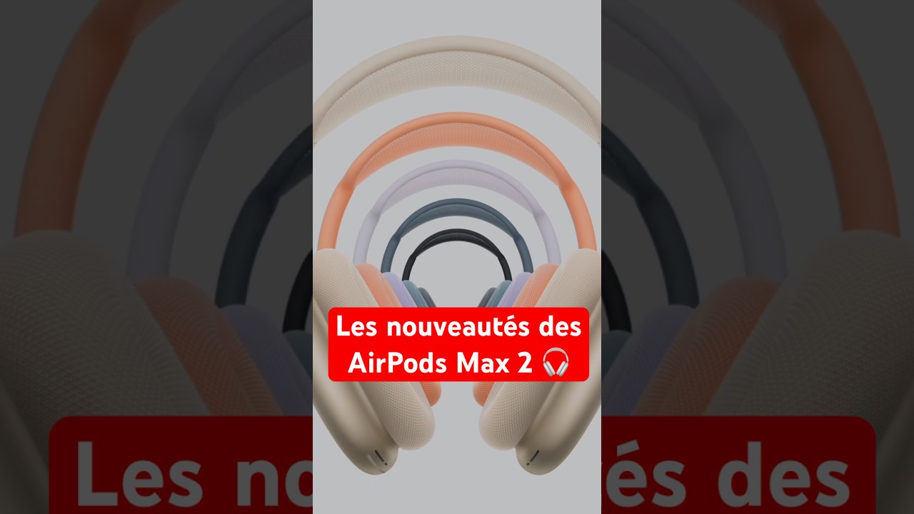 Apple vient d’annoncer les AirPods Max 2 🎧 #apple #airpods #airpodsmax #airpodsmax2 #casque