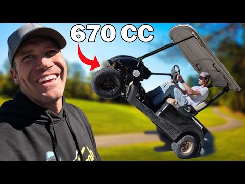 Golf Cart Revival with Harbor Freight Predator V-Twin 🚗