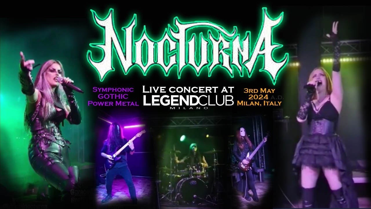 NOCTURNA Live at Legend Club Milano, May 2024 🎶