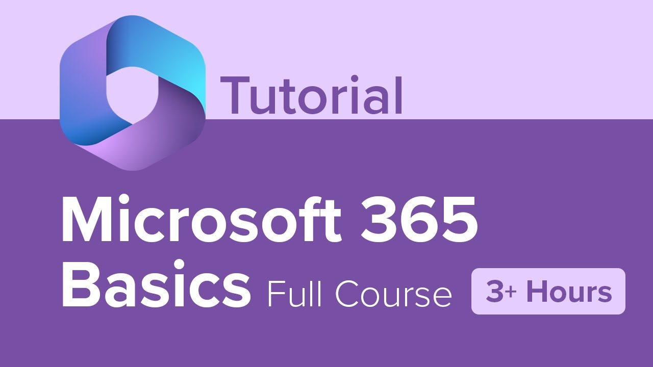 Microsoft 365 Basics Full Course (3+ Hours) π