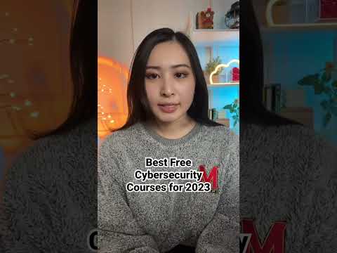 Best free cybersecurity courses for 2023?! #tech #shorts #cybersecurity #career