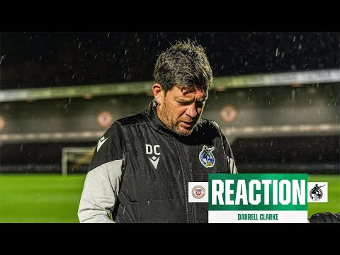 "There was grit and determination" | Darrell Clarke | Post Match Reaction | Bromley v Rovers