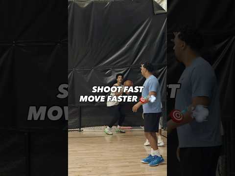 Shoot Fast, Move Faster 🎯💨 Jalen Johnson & Terrance Mann 🤩 #jushoop #juswin