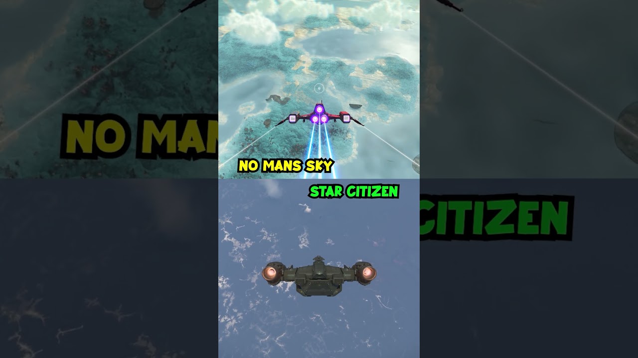 Star Citizen vs No Man's Sky: Atmosphere Entry ๐