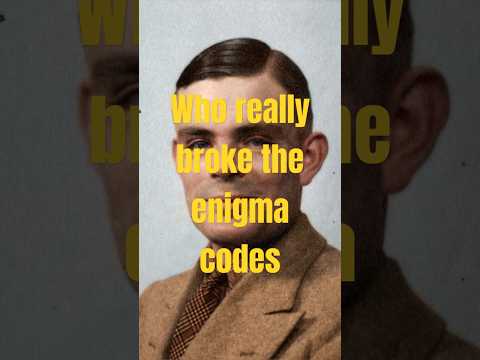 Who really broke the enigma codes