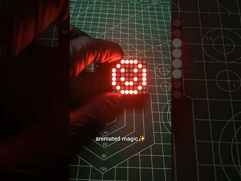 MAX7219 8x8 LED Dot Matrix Display Module #technology #ledmatrix