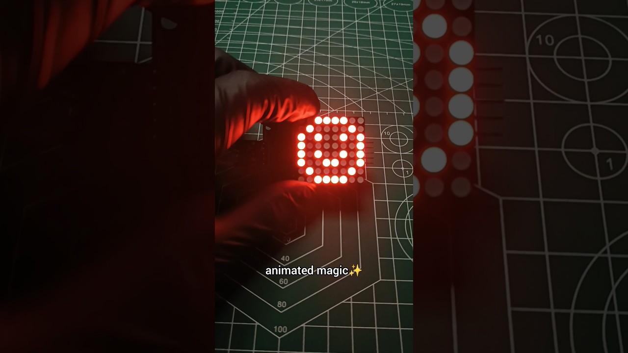 MAX7219 8x8 LED Dot Matrix Module 🌟