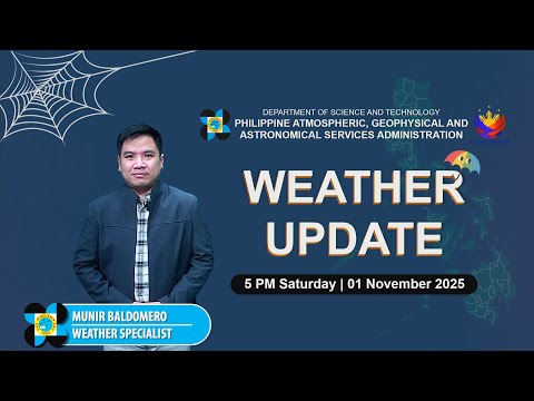 Public Weather Forecast issued at 5 PM | November 1, 2025 - Saturday