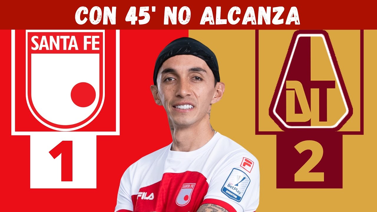 Santa Fe 1-2 Tolima | Liga Dimayor 2025-II ⚽