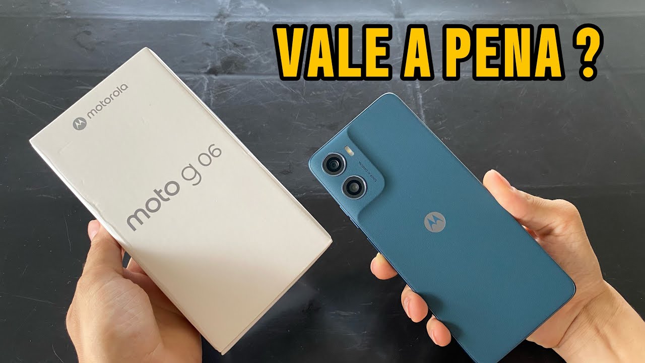 MOTOROLA MOTO G06 128GB é Bom? REVIEW COMPLETO COMO USAR