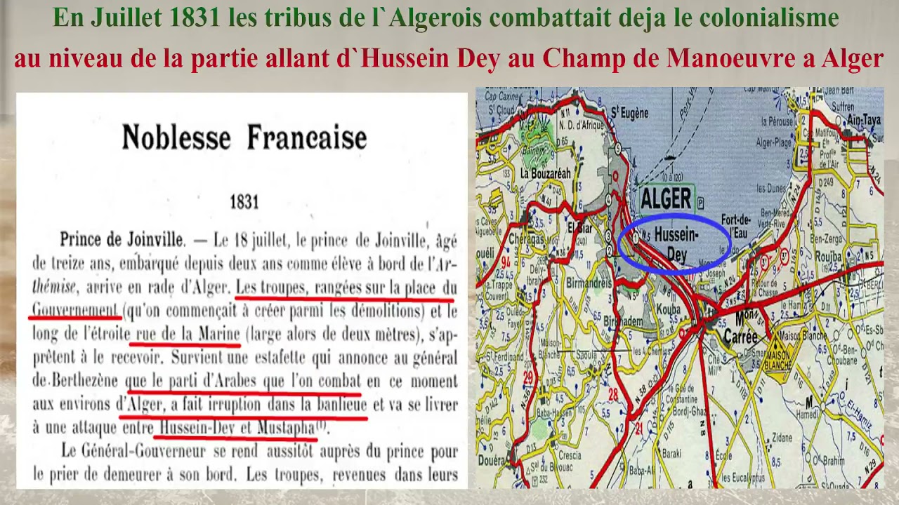 1831 Révolte des Tribus Algériennes contre Hussein Dey