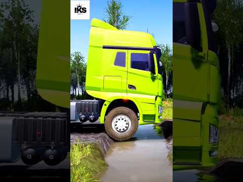 Mudrunner pc game riverside impossible challenge #mudrunner #pcgame #shorts