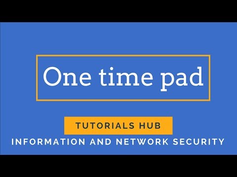 One time pad | vernam cipher | INS | (Eng-Hindi)