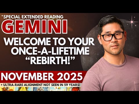 Gemini November 2025 - GOLDEN OPPORTUNITIES KNOCK HARD THIS MONTH! 🔥🌠 Tarot Horoscope
