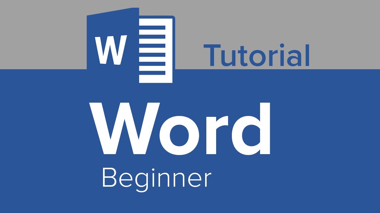 Word Beginner Tutorial for New Users