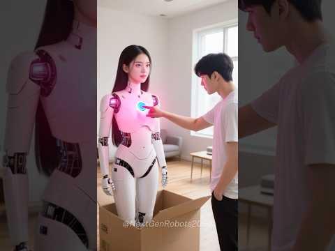 He Just Unboxed an AI Robot That Looks Human (Shocking!) #humanoid #robotgirl #nextgenai