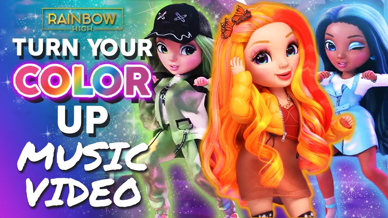 Rainbow High's Color Up! 🌈 Official Animated Music Video