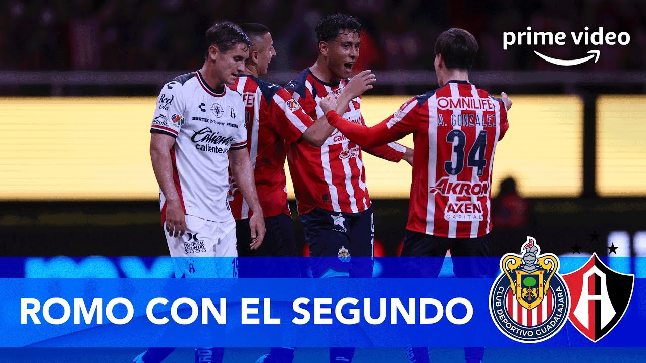 ¡GOL Espectacular de nuestro Capitán Luis Romo! | Chivas vs Atlas - Jornada 15, Apertura 2025 ⚽