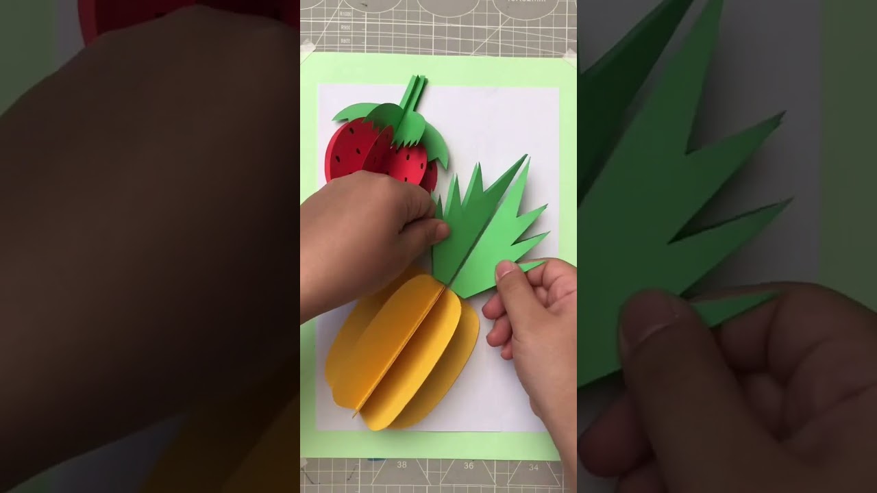 Paper Fruit Crafts for Kids 🍎