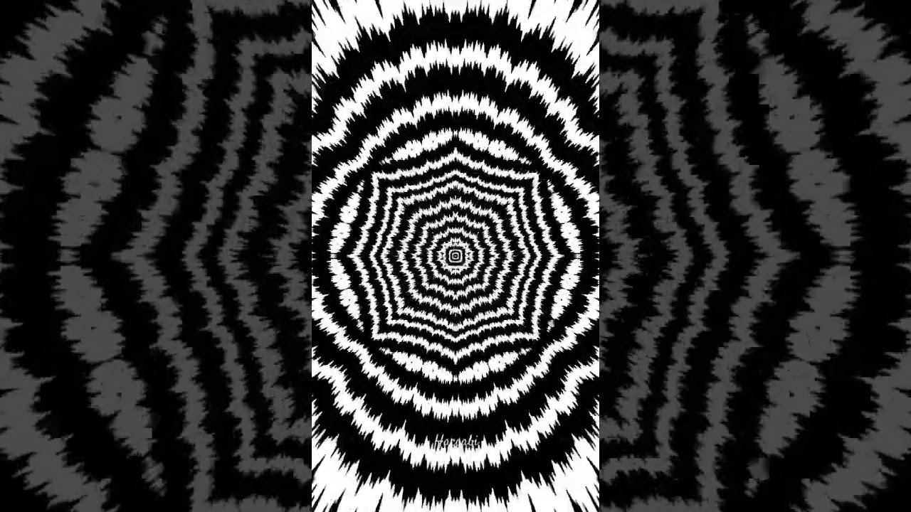 Monochrome Hypnosis: Mesmerizing Black & White Illusion 🎨