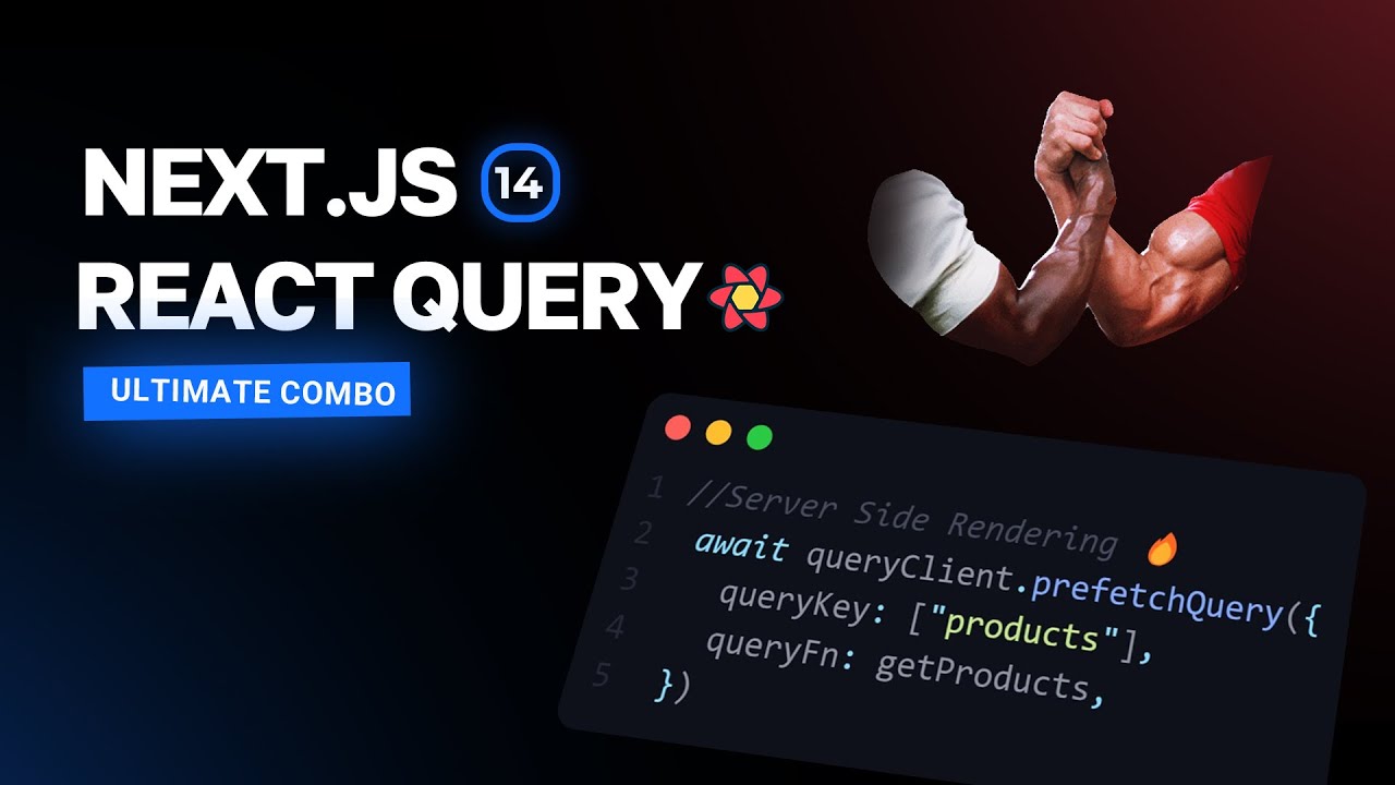 Next 14 + React Query & Server Actions Combo🔥