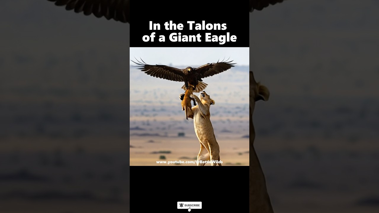 Will the Lion Cub Survive the Talons of the Giant Eagle? 🦅