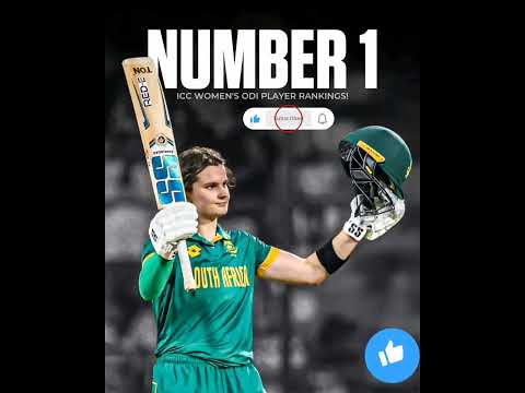 Back on top! 💥 Laura Wolvaardt reclaims the No. 1 spot in the ICC Women's ODI Player Rankings,