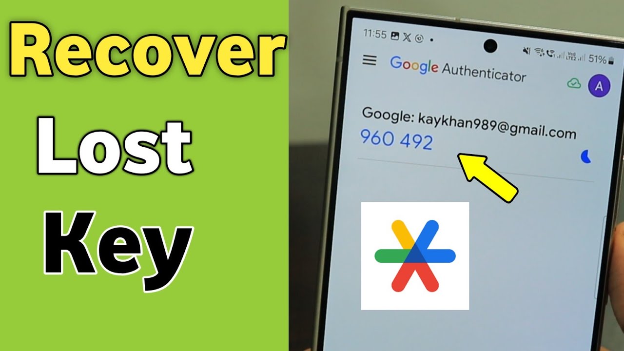 How to recover google authenticator key | Google authenticator code lost ( key Recover