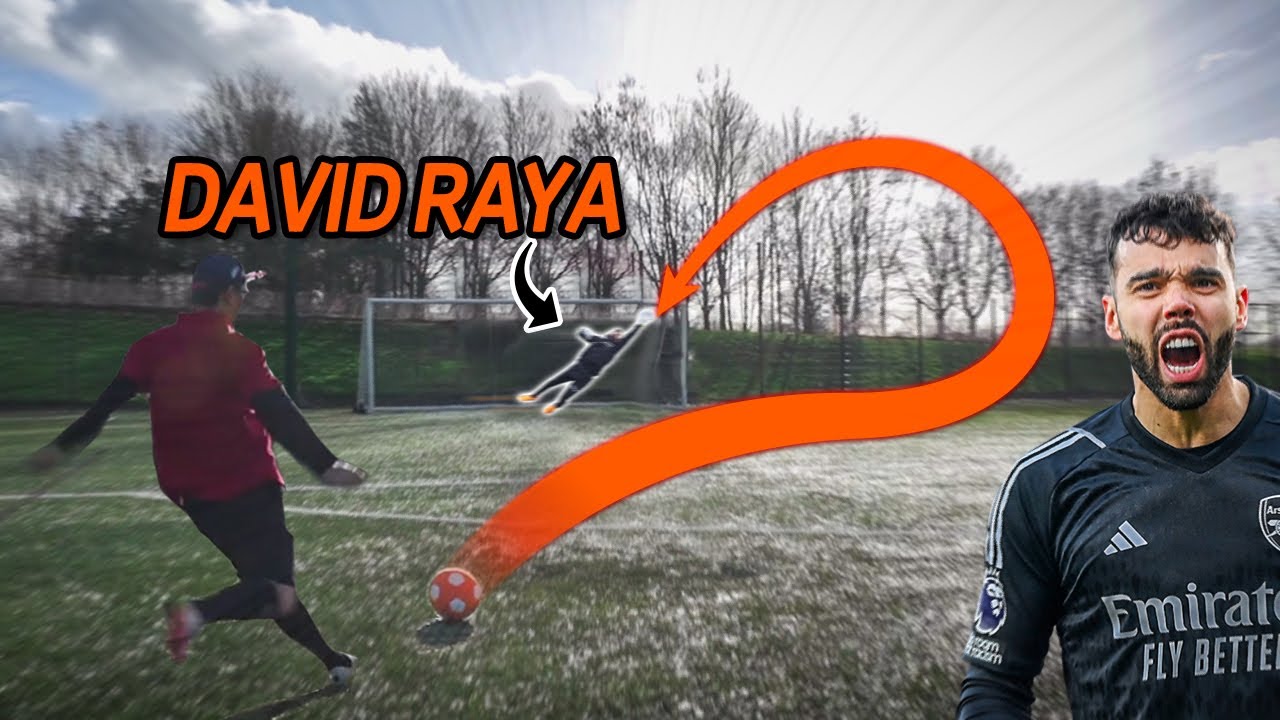 KICKERBALL vs ARSENAL GK ft. DAVID RAYA