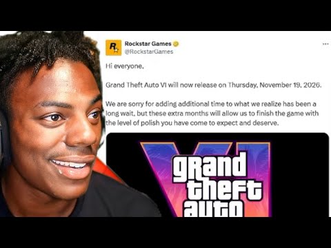 iShowSpeed Reacts To GTA 6 Getting Delayed..