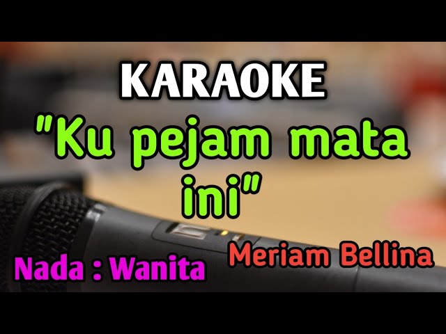 Karaoke Lagu Wanita Pop Nostalgia - Meriam Bellina (Live Keyboard)