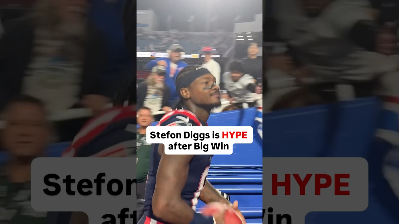 Stefon Diggs Celebrates Big Win in Buffalo 🏈