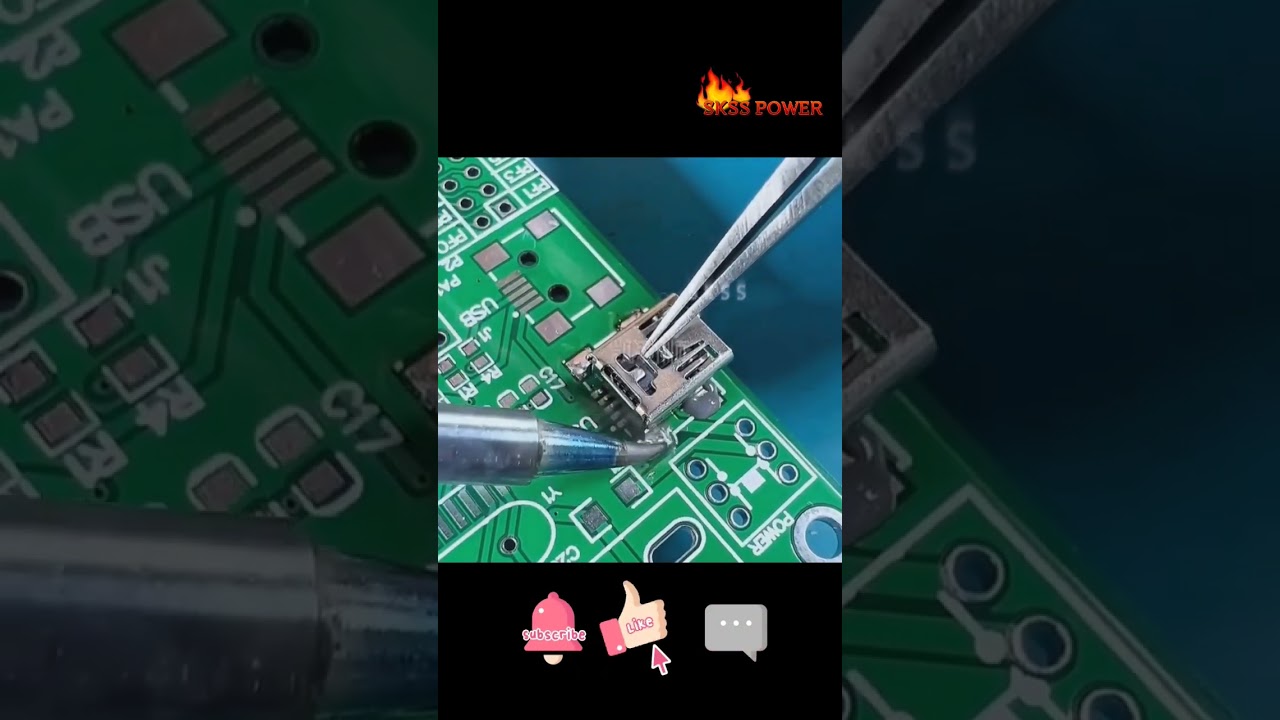 How to Solder and Replace a USB Port π§