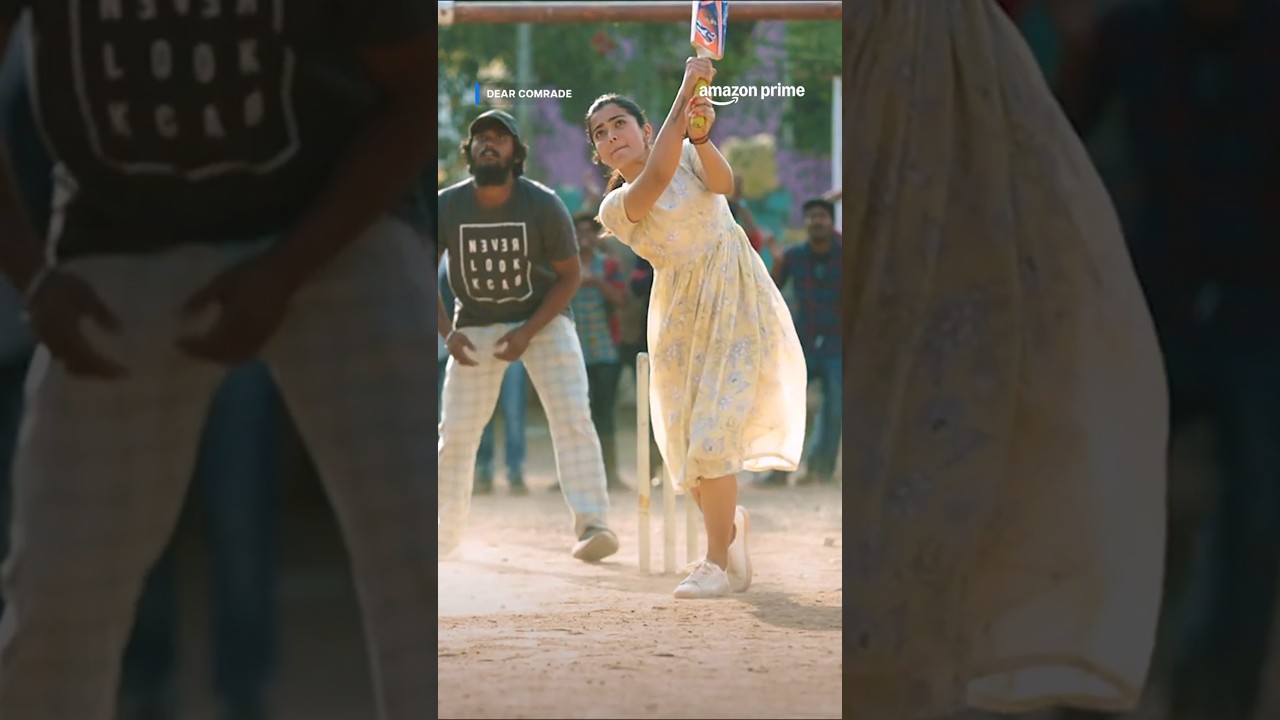 Rashmika Mandanna Hits It Out Of The Park 🏏 | Vijay Devarakonda | Dear Comrade | #primevideoindia