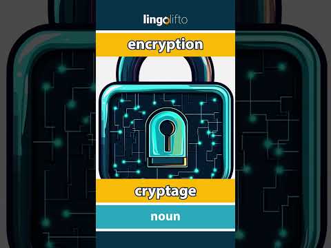🇬🇧🇫🇷 encryption - cryptage : vocabulary builder : learn English : apprenons l'anglais
