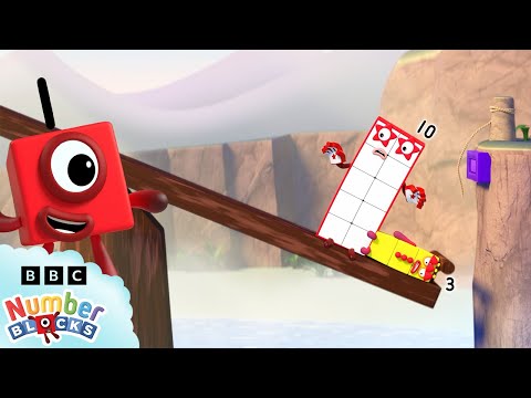Ponte dos Números | Jogo de matemática para crianças | 12345 | Numberblocks em português Brasil