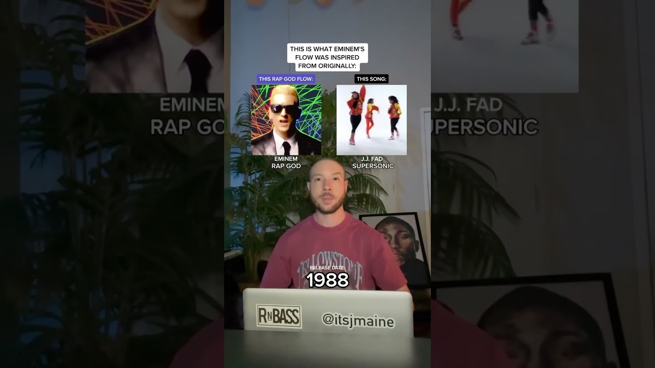 Eminem's 'Rap God' Flow Inspired by J.J. Fad's 'Supersonic' 🎤