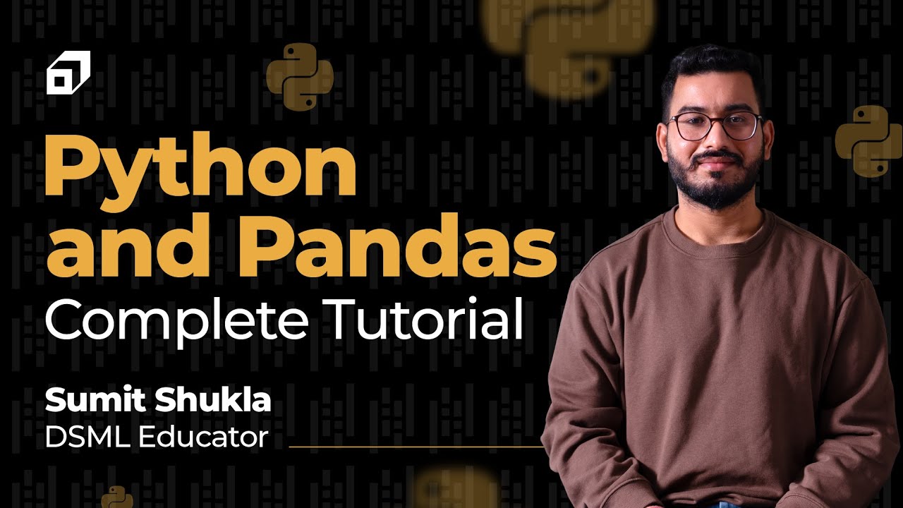 Python Pandas Full Tutorial for Beginners | Data Science, Data Analysis & Data Manipulation