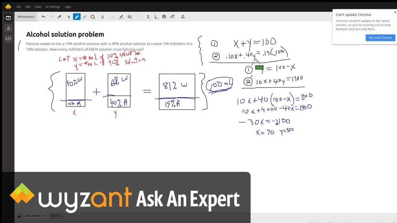 Master Mixture Problems: How to Combine Solutions for Your Desired Concentration 🧪