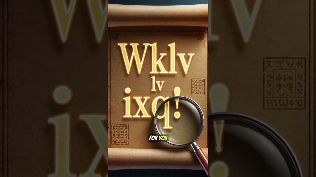 Unlocking History: How Julius Caesar Used a Secret Code 2,000 Years Ago 🔐