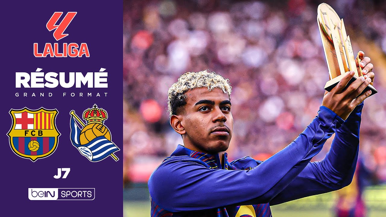 Yamal Brille pour le Retour du FC Barcelone face à la Real Sociedad ⚽