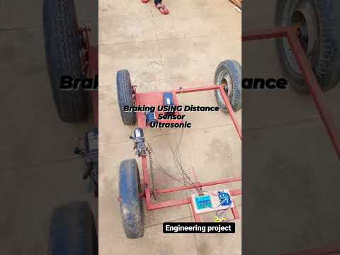 Automatic Braking System, Final Year projects #engineering #mechanical #projects #mechatronics
