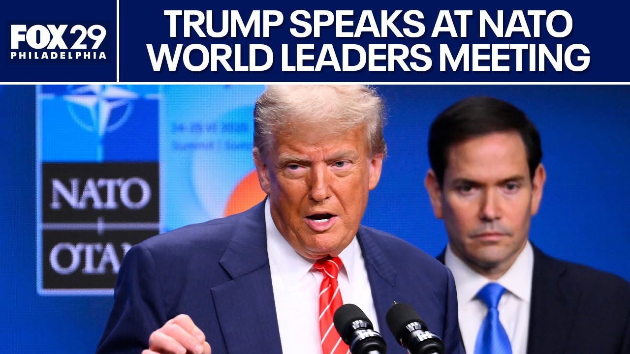 Trump Addresses NATO Leaders 🇺🇸