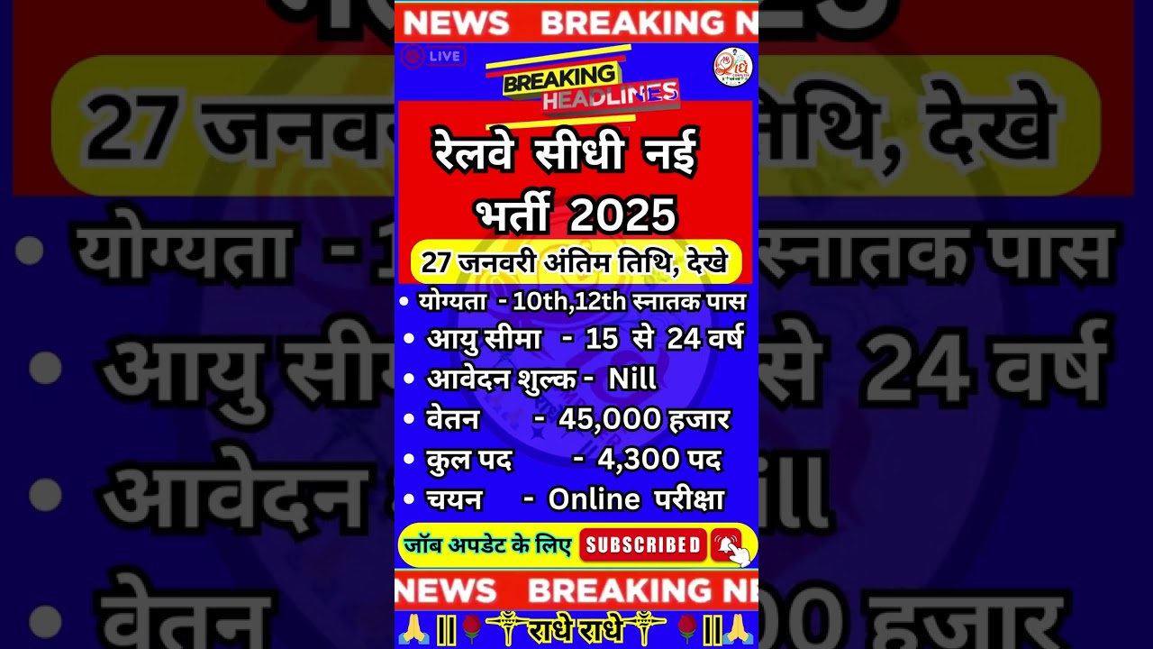 Railway Recruitment 2025: New Job Opportunities 🚆