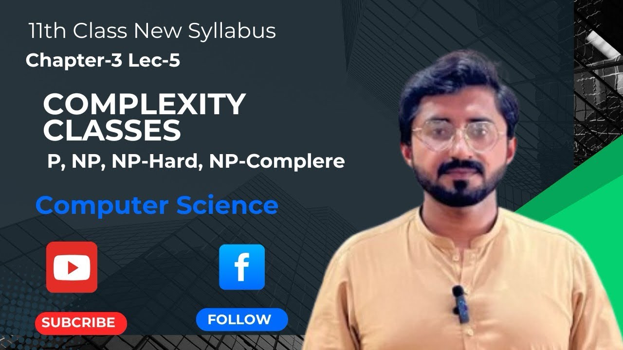 Master Complexity Classes (P, NP, NP-hard & NP-Complete) | 11th Grade Computer Science Chapter 3