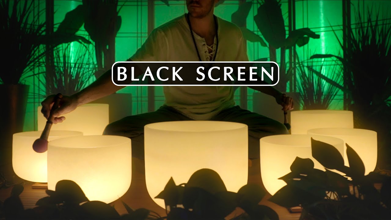 Rainforest Sleep Sound Bath ๐ง๏ธ Black Screen Version